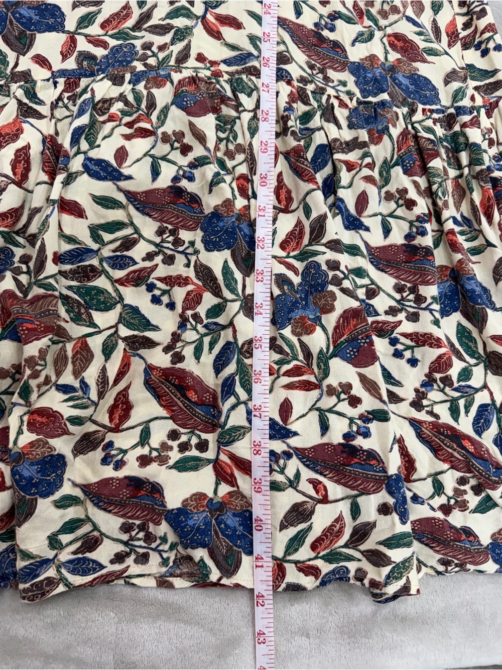 House of Harlow 1960 Floral Ruffle Maxi Dress M - Picture 10 of 12